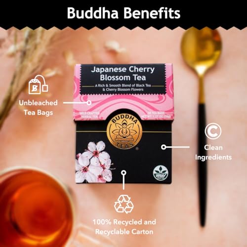 Japanese Cherry Blossom Black Tea - Microplastic Free Blend