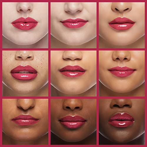 Rimmel Stay Glossy Lip Gloss - 490 Grind Time, Long-Lasting Shine