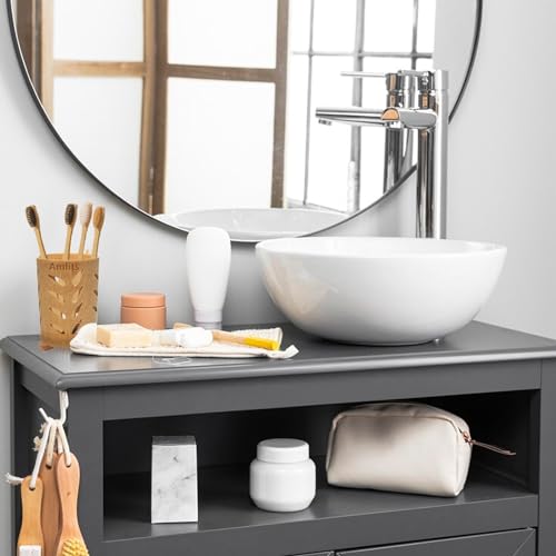 Bamboo Toothbrush Holder with Drainage – Eco-Friendly Bathroom Organizer