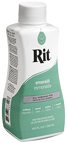 Rit All-Purpose Liquid Fabric Dye - Emerald Green, 8 Fl Oz
