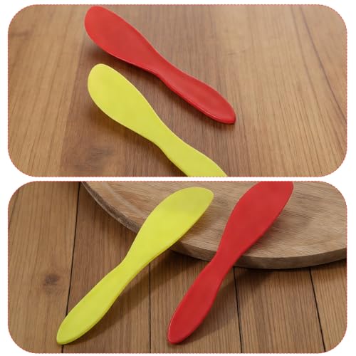 Plastic Butter Spreader Knife Set, 10 Pcs Multi-Purpose Kitchen Knives