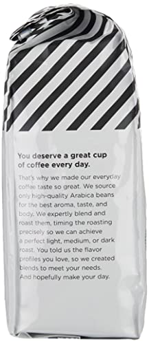 Amazon Fresh Just Bright Ground Coffee, Light Roast, 12 Oz (Pack of 2)