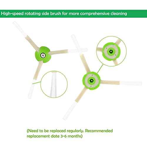 10 Pack Replacement Side Brushes for iRobot Roomba i3 i4 i7 E5 E6 E7