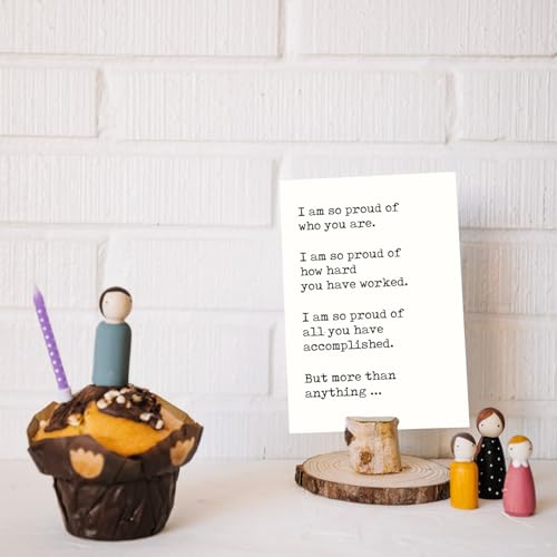 Proud of You Card - #3 Graduation & Celebration Greeting Card, Well Done Gift