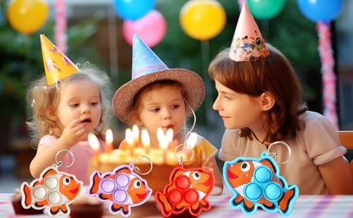 24-Pack Mini Clownfish Classroom Party Favors for Kids