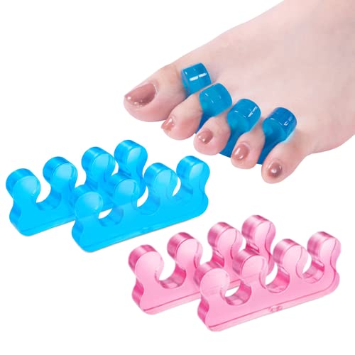 ZaxSota Gel Toe Separators for Pedicure, Bunion Relief & Nail Polish