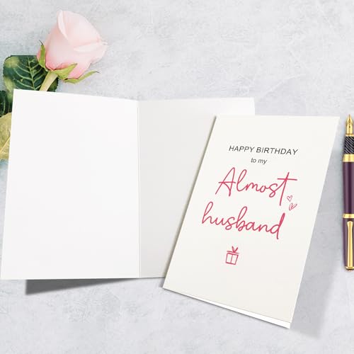 Romantic Birthday Card for Fiance - Perfect Gift for Future Husband