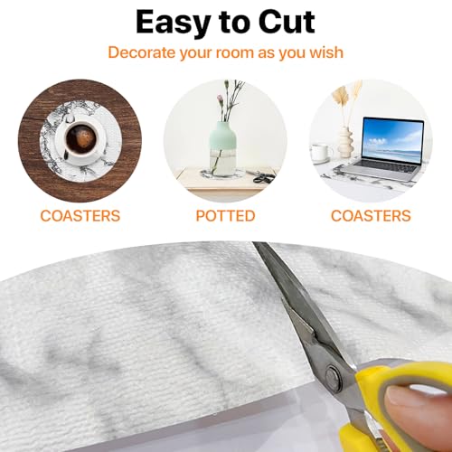 Niviy Non-Adhesive Marble Shelf & Drawer Liner - 12in x 10FT