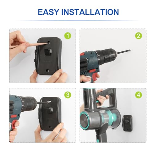 Wall Mount Holder for Wyze Cordless Vacuum - Space-Saving Hanger