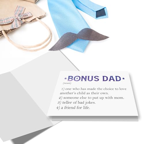 Bonus Dad Definition Card - Perfect for Father's Day, Birthdays