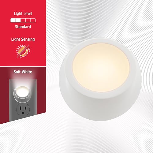 Energizer 2 Pack Rotating Night Light with Dusk to Dawn Sensor