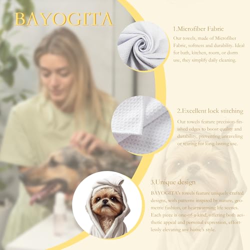 Shih Tzu Hand Towel - Funny Dog Bathroom Decor & Kitchen Towel 16x24"