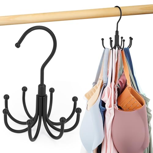 OMHOMETY Black Tank Top & Bra Hanger - 24 Capacity Organizer