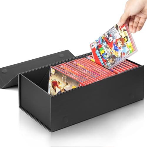 Nintendo Switch Game Storage Box for 28 Discs - Black