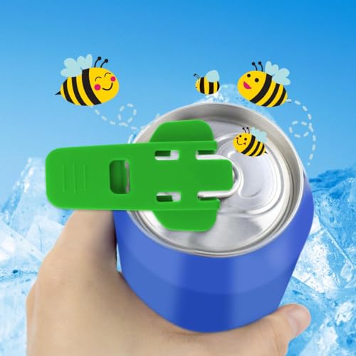 6 Pack Manual Can Opener Set - Easy Grip Soda & Beverage Tab Covers