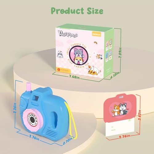 DG-Direct 24 Pack Valentine Mini Camera Toys for Kids, Cute Viewfinder Toys with Valentine Cards for Kids Classroom, Valentines Day Gifts for Kids School Party Favors