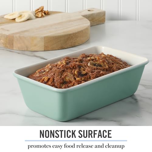 Martha Stewart Gallen 9-Inch Nonstick Carbon Steel Loaf Pan - Teal