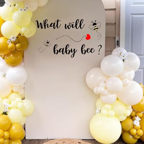 What Will Baby Bee Gender Reveal Decal Sign - Bee Themed Decoration