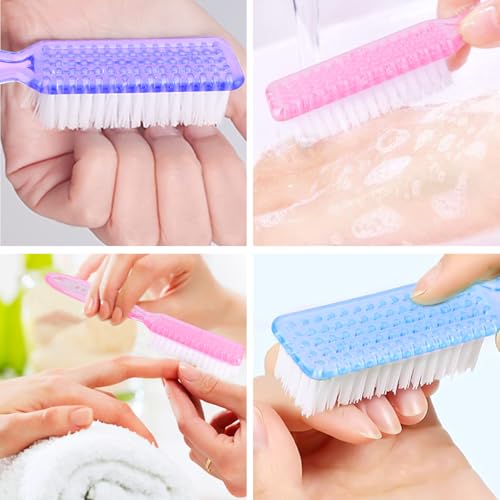 HOFASON 6 Pack Nail Brush for Cleaning Fingernails and Toes