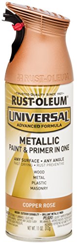 Rust-Oleum Universal Metallic Spray Paint, Copper Rose - 11 oz