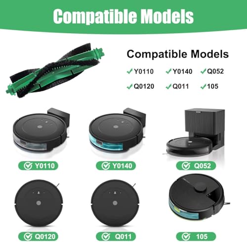 Multi-Surface Roller Brushes for iRobot Roomba Q0120 Q0110 Y0140