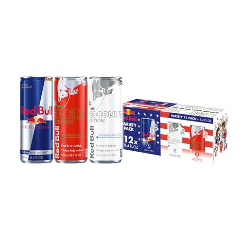 Red Bull Energy Drink Summer Celebration Variety Pack, 8.4 Fl Oz (12 Pack)