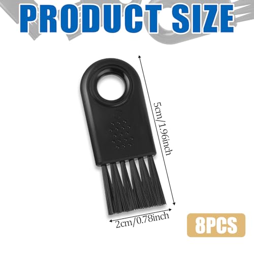 KALIONE 8 Pcs Shaver Cleaning Brush Set - Nylon Razor & Clipper Cleaners