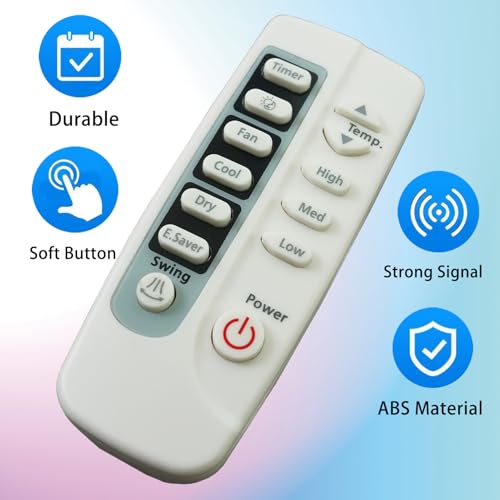 Replacement Remote Control for GE Air Conditioners - Pre-Programmed