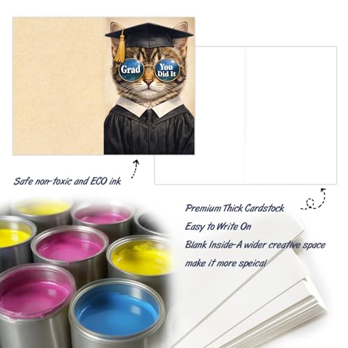 Funny Graduation Card 2026 - Congrats Graduate with Dog Design