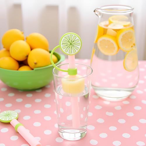 Green Lemon Silicone Straw Cover for Stanley 40 & 30 Oz Tumbler