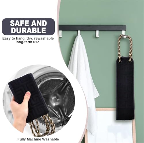 Exfoliating Back Scrubber for Shower, 37 Inch Body Washer with Handles