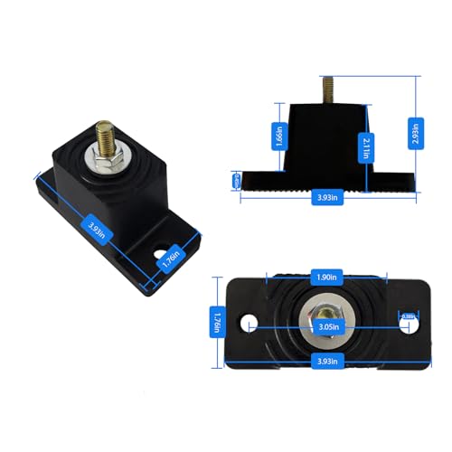 Anti-Vibration Rubber Mounting Brackets for Split AC with Expansion Screws
