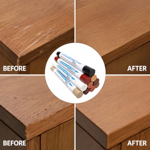 Dqwtb Multi-Color Wood Furniture Repair Sticks for Scratch Fix
