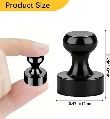 Youze 8 Pack Decorative Fridge Magnets - Mini Push Pin Style