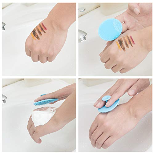 Luckyiren Silicone Face Scrubber & Facial Cleansing Brush Pad