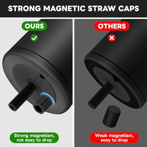 2 Pack Magnetic Straw Covers Compatible with Brumate Era 30&40 oz Tumblers,Silicone Straw Caps