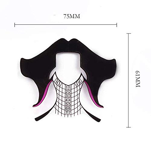 Nail Form Stickers 100 Pcs Roll for Acrylic and UV Gel Nail Extension