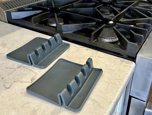 Silicone Utensil Rest Pad - Heat-Resistant Kitchen Tool Organizer