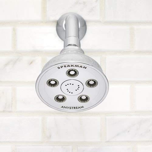 Speakman S-3014-PN Caspian Anystream High Pressure Adjustable Shower Head, Polished Nickel