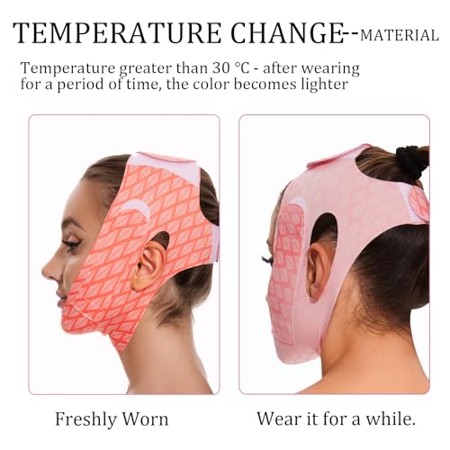 V Line Mask Chin Strap for Sleeping, Double Chin Reducer & Jawline Shaper