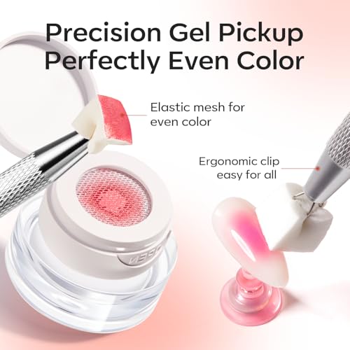 Modelones Pat Paint Gel Nail Polish Starter Kit for Ombre and French Tips