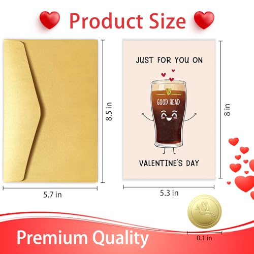 Funny Guinness Valentine's Day Card for Beer Lovers