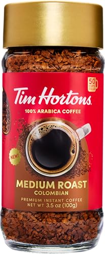 Tim Hortons Original Blend Instant Coffee - 100% Arabica Medium Roast, 3.5oz