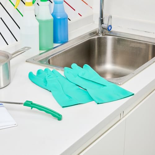 XXL Nitrile Cleaning Gloves - Heavy-Duty, Chemical-Tolerant, Long Cuff