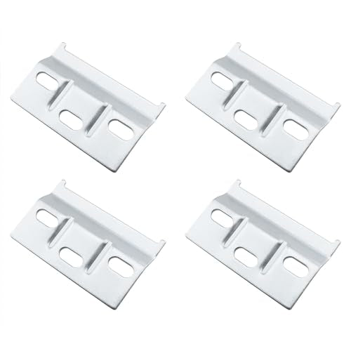 HJGarden 4-Pack Kitchen Cabinet Mounting Brackets - Heavy Duty Iron
