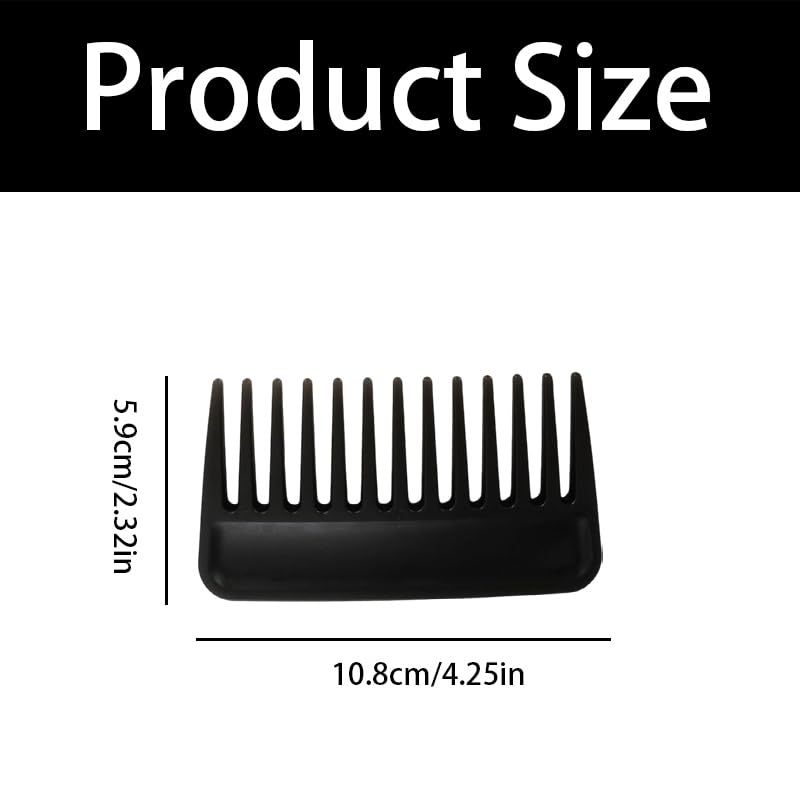 3Pcs Wide Tooth Mini Travel Hair Combs Pocket Shower Combs Set