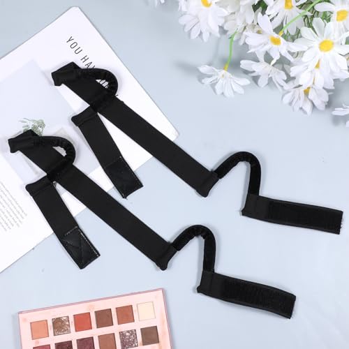 Ocapind 2 Pcs Velvet Wig Melting Band for Lace Front Wigs, C-Shaped Ear Painless Elastic Headband