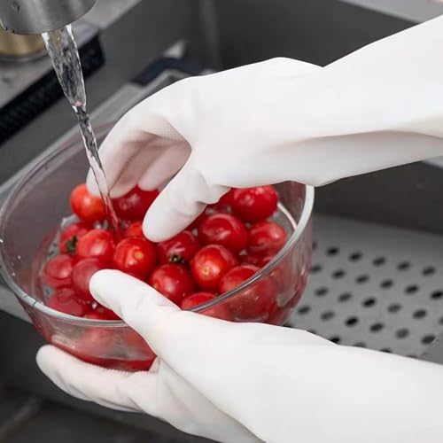 Durable Cleaning Gloves for Kitchen & Pet Care - Medium Size