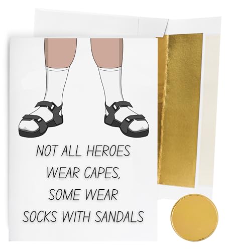 Funny Father's Day Card for Dad - 5x7 High-Quality Greeting