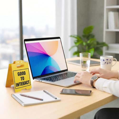 Funny Double-Sided Boss Desk Decor - Humorous Office Sign